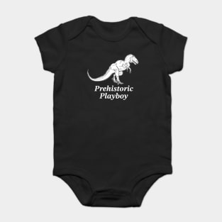 Dinosaur Prehistoric Playboy Baby Bodysuit